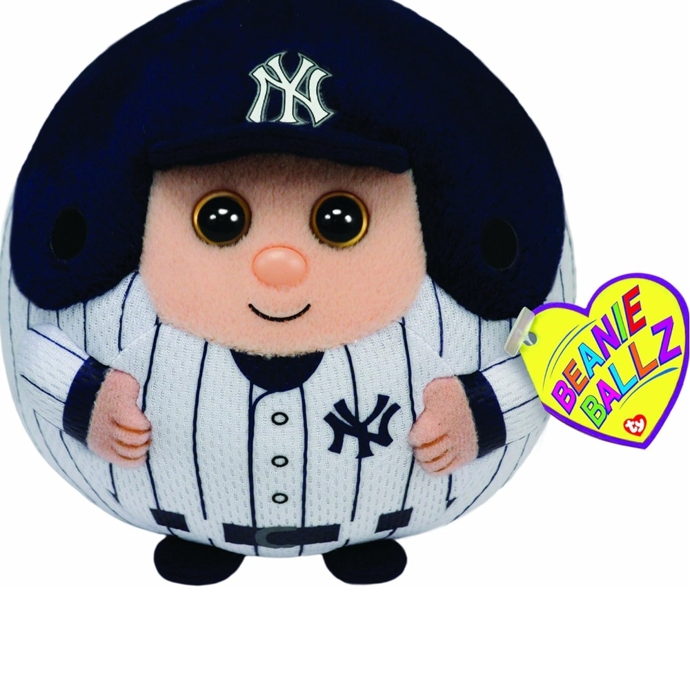 Baseball Player Plush Toy - Blue and White